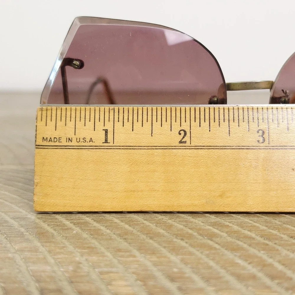 Vintage 70's Ferrari Oversized Sunglasses Gradient Lenses